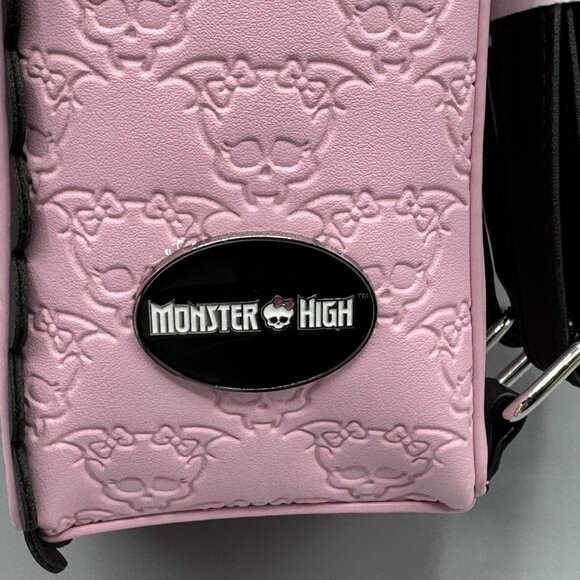 Monster High Draculaura Coffin Mini Backpack Scalloped Edges NEW - Picture 7 of 9